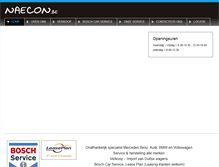 Tablet Screenshot of naecon.be